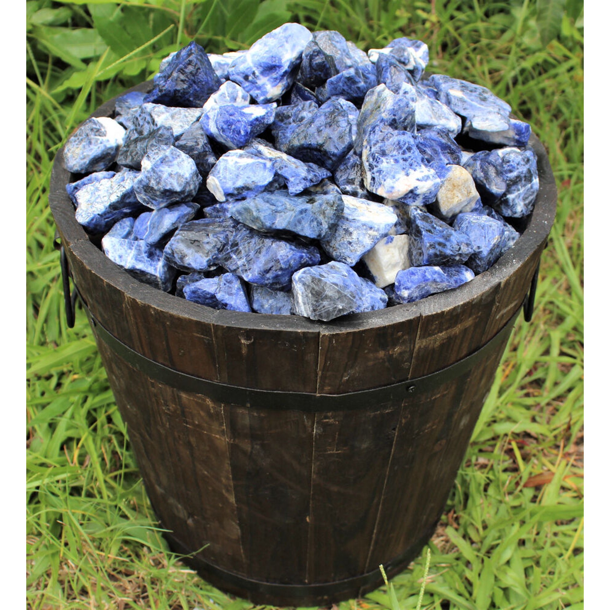 1 Single Blue Natural Rough Sodalite Raw Crystal Gemstone Specimen Reiki Healing