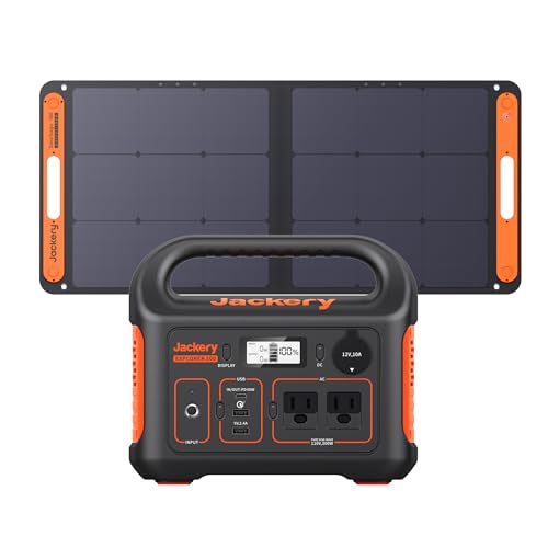 Jackery Portable Power Station Explorer 300, 293Wh Backup Lithium Battery, Solar Generator for Outdoors Camping Travel Hunting Blackout (Solar Panel Optional)