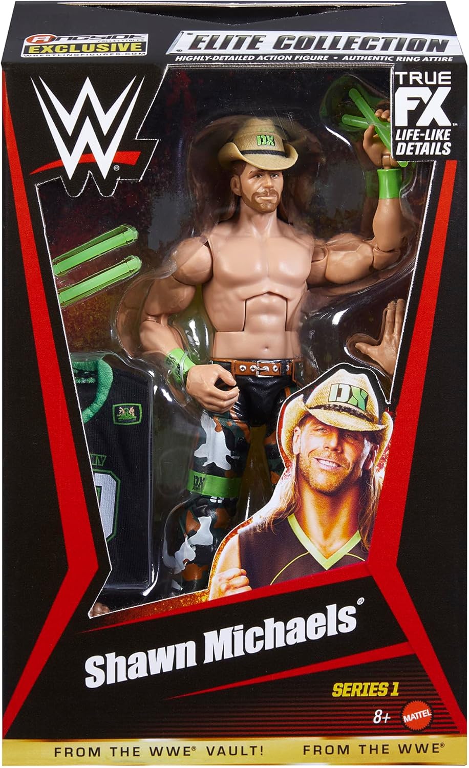 Ringside Shawn Michaels (DX) - WWE from The Vault Exclusive Series 1 Toy Wrestling Action Figure