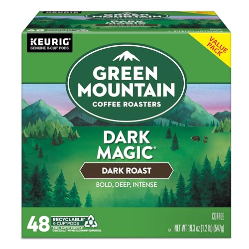 Green Mountain Coffee Roasters Dark Magic Keurig Single-Serve K-Cup Pods, Dark Roast Coffee, 72 Count