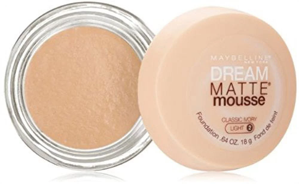 Maybelline New York Dream Matte Mousse Foundation, Classic Ivory, 0.64 Ounce