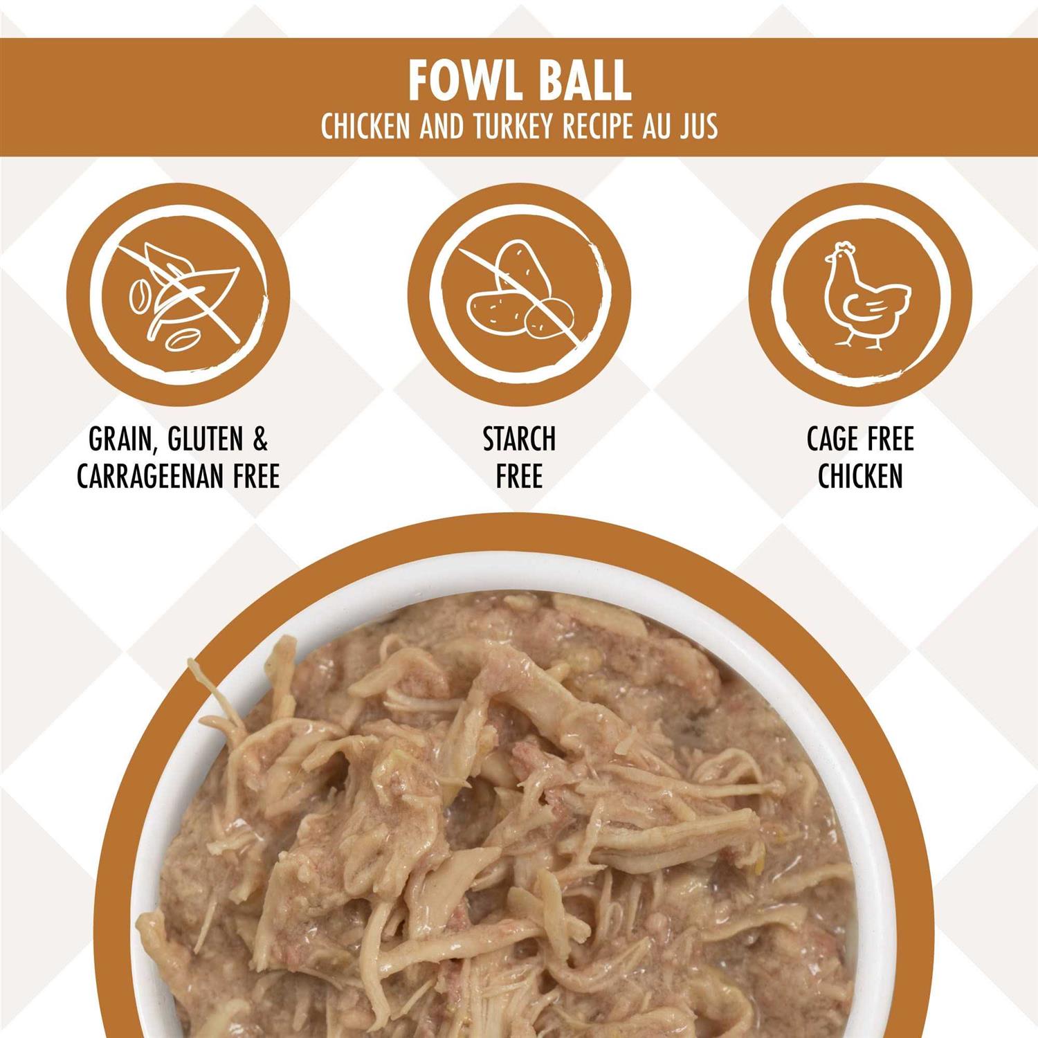 Weruva Cats in The Kitchen Fowl Ball Cat Food - Pet Supplies online store