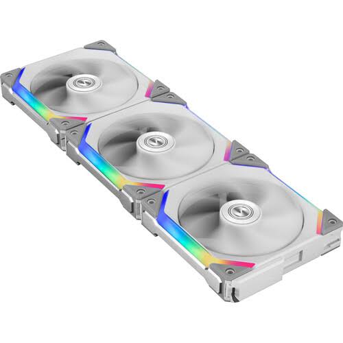 Lian Li UNI FAN SL120 - Case fan - 120 mm - white (pack of 3)