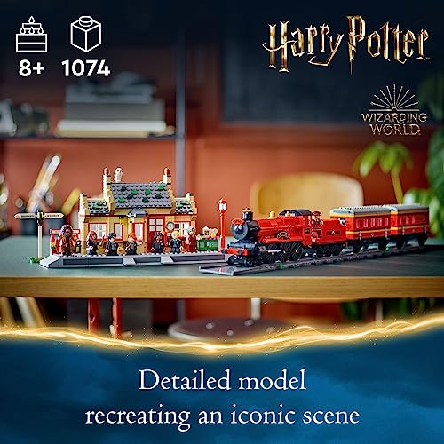 LEGO Harry Potter Hogwarts Express & Hogsmeade Station Building Toy - Pretend Play and Display Decor for Boys & Girls, Ages 8+ - Gift Idea for Birthdays - 76423