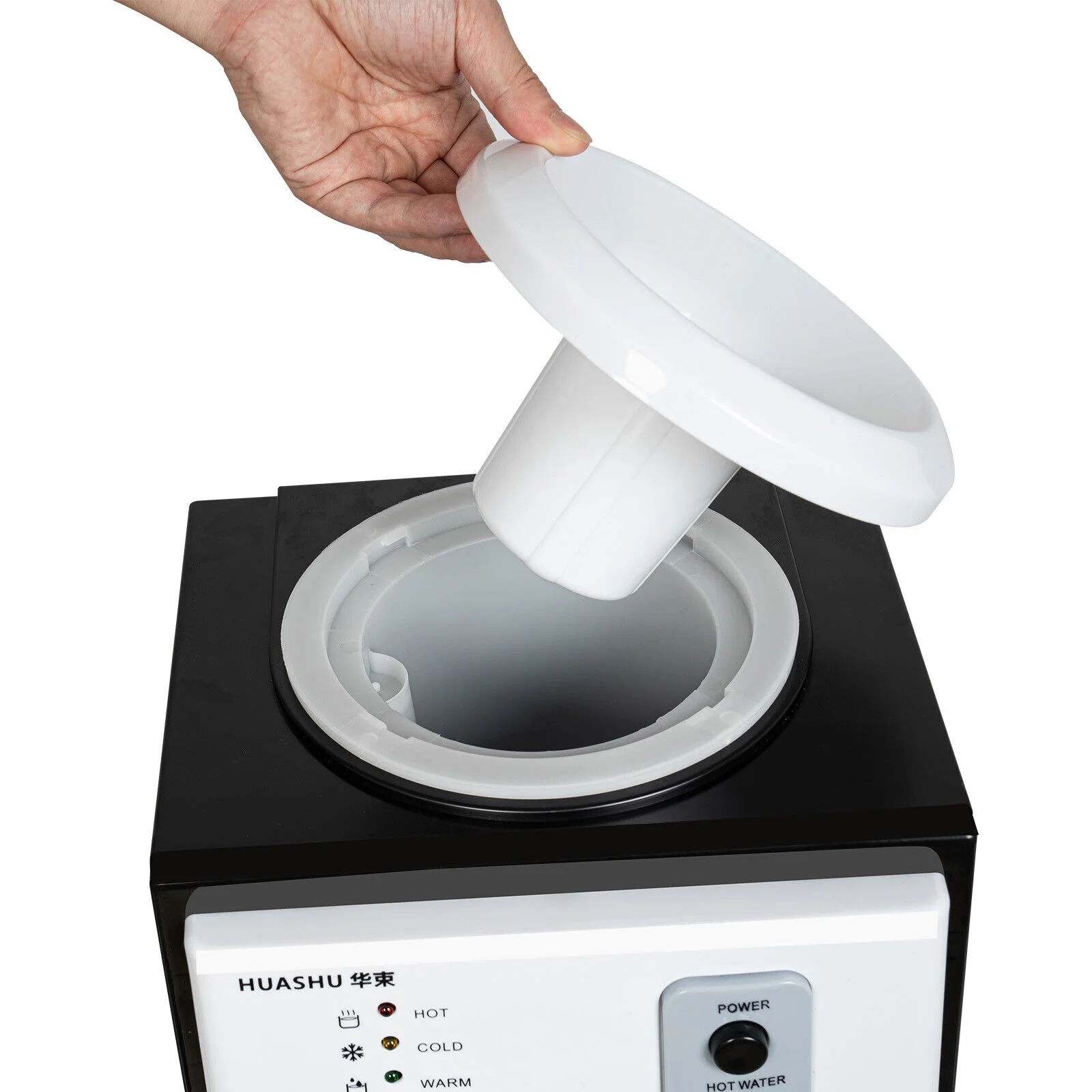 Top Loading Water Cooler Water Dispenser Desktop Electric Hot Cold Drinking Machine