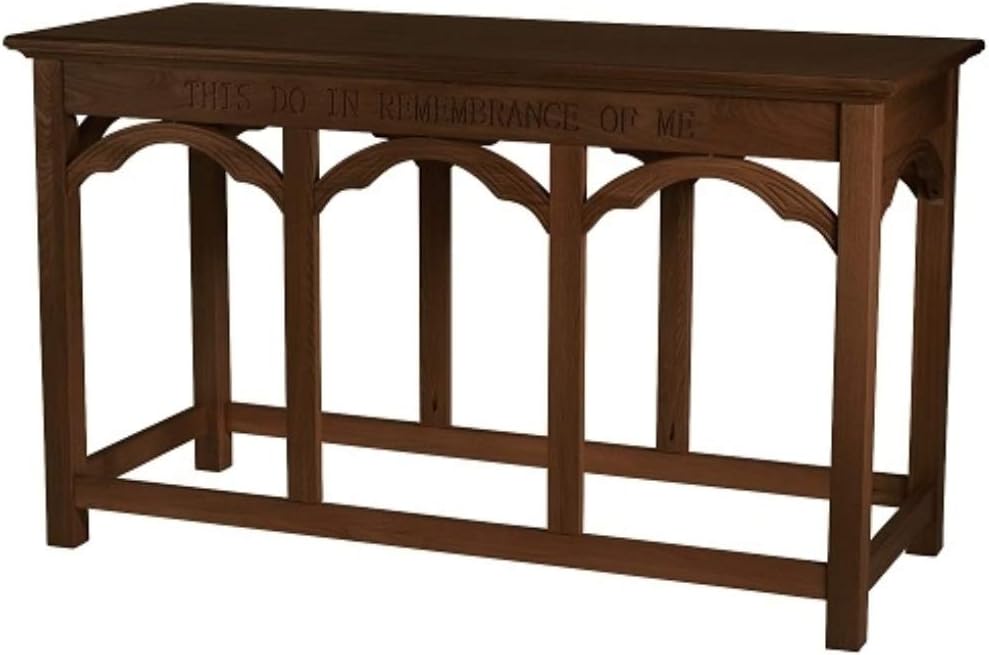 Robert Smith Wooden Church Communion Table, 54 Inch