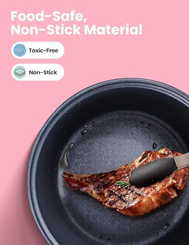 COMFEE' Compact Rice Cooker, 6-in-1 Stainless Steel Multi Cooker, Slow Cooker, Steamer, Saute, and Warmer, 2 QT, 8 Cups Cooked(4 Cups Uncooked), Brown Rice, Quinoa and Oatmeal, 6 One-Touch Programs