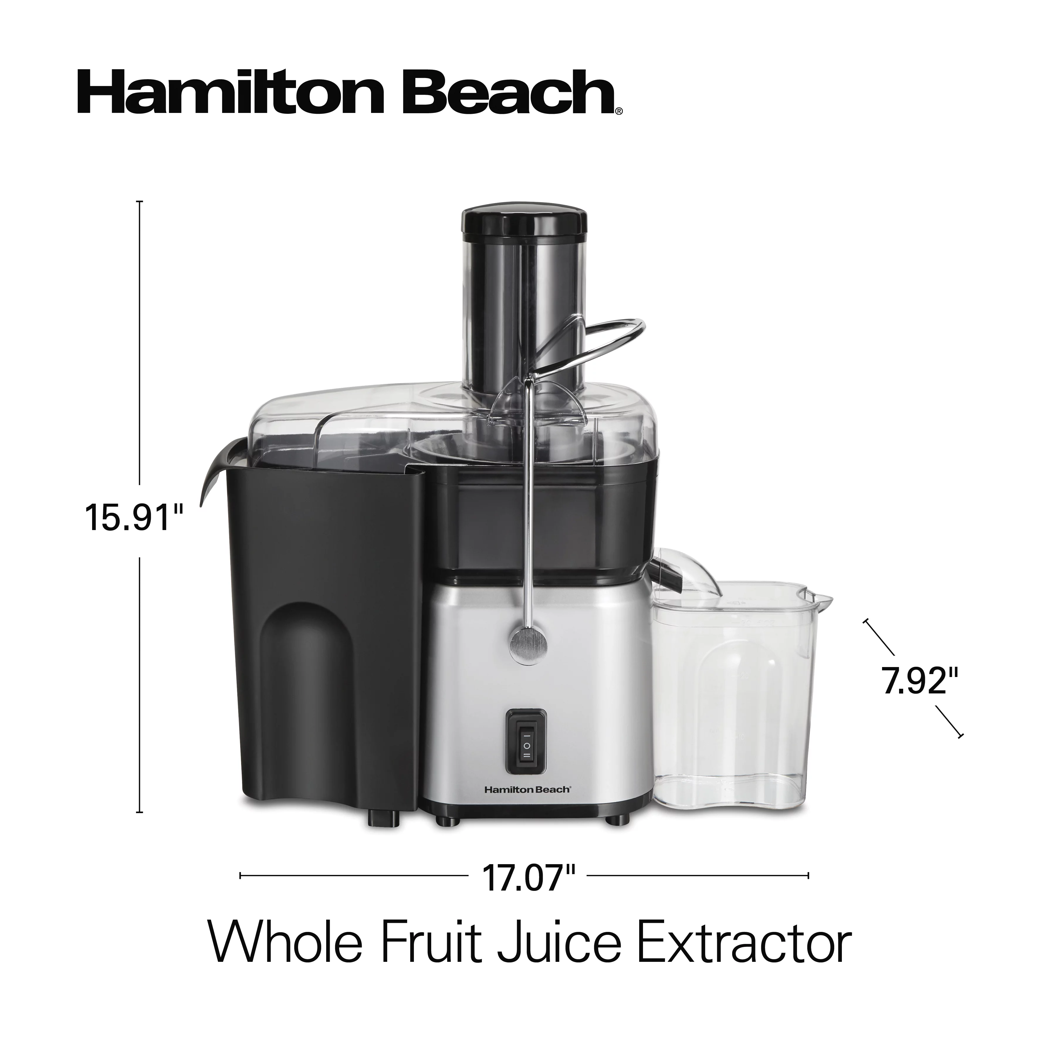 Hamilton Beach Whole Fruit Juice Extractor, Model 67840