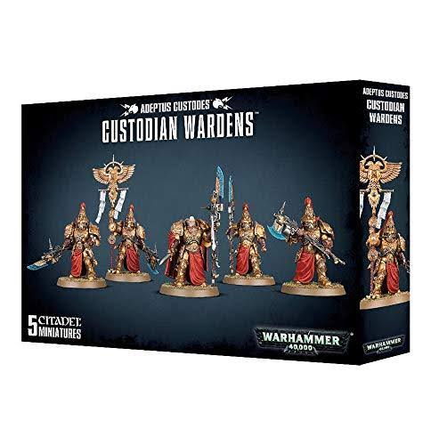 Games Workshop Warhammer 40,000 Adeptus Custodes Custodian Wardens Miniatures