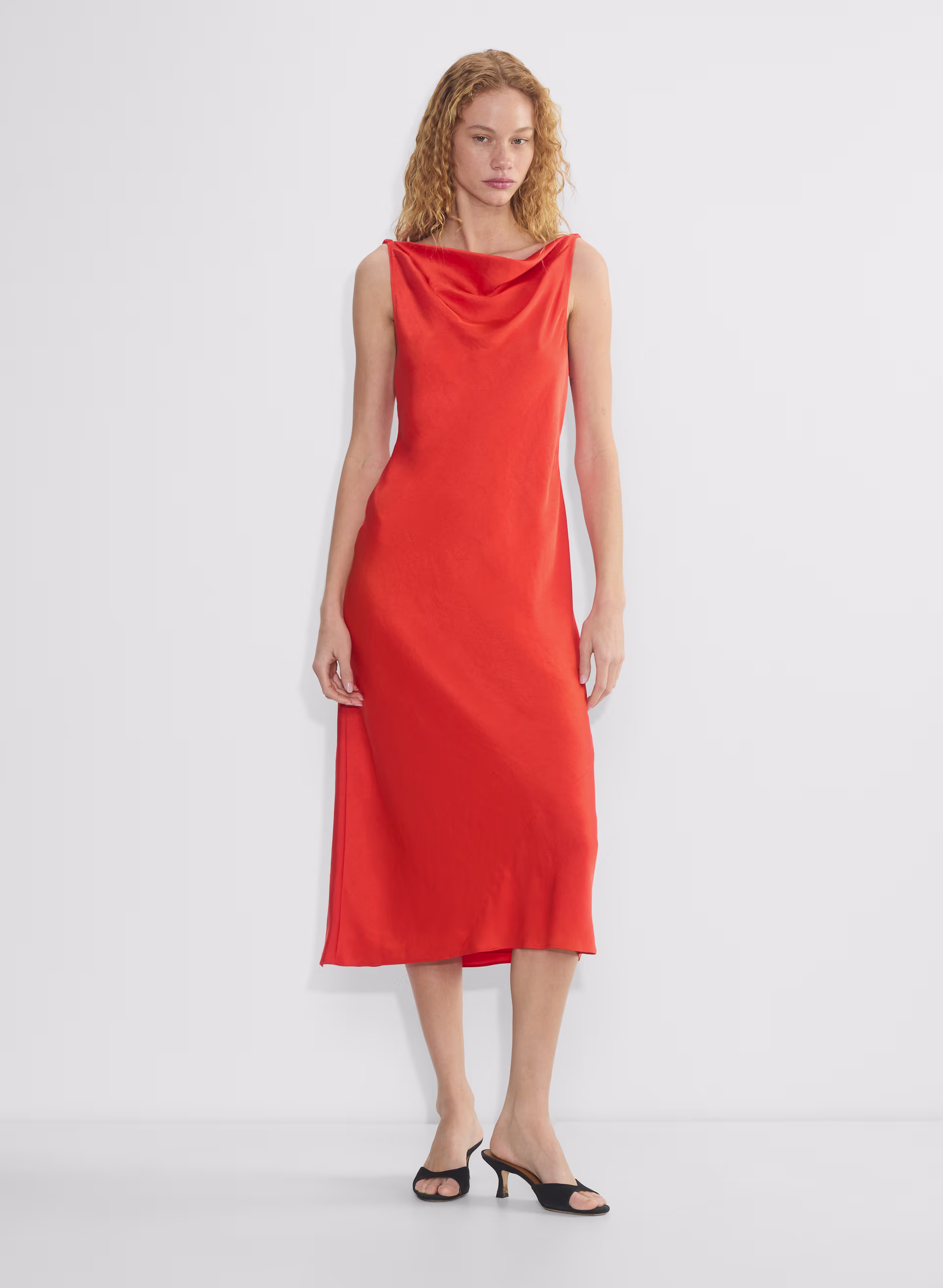 Goddess Satin Dress - ARITZIA OUTLET