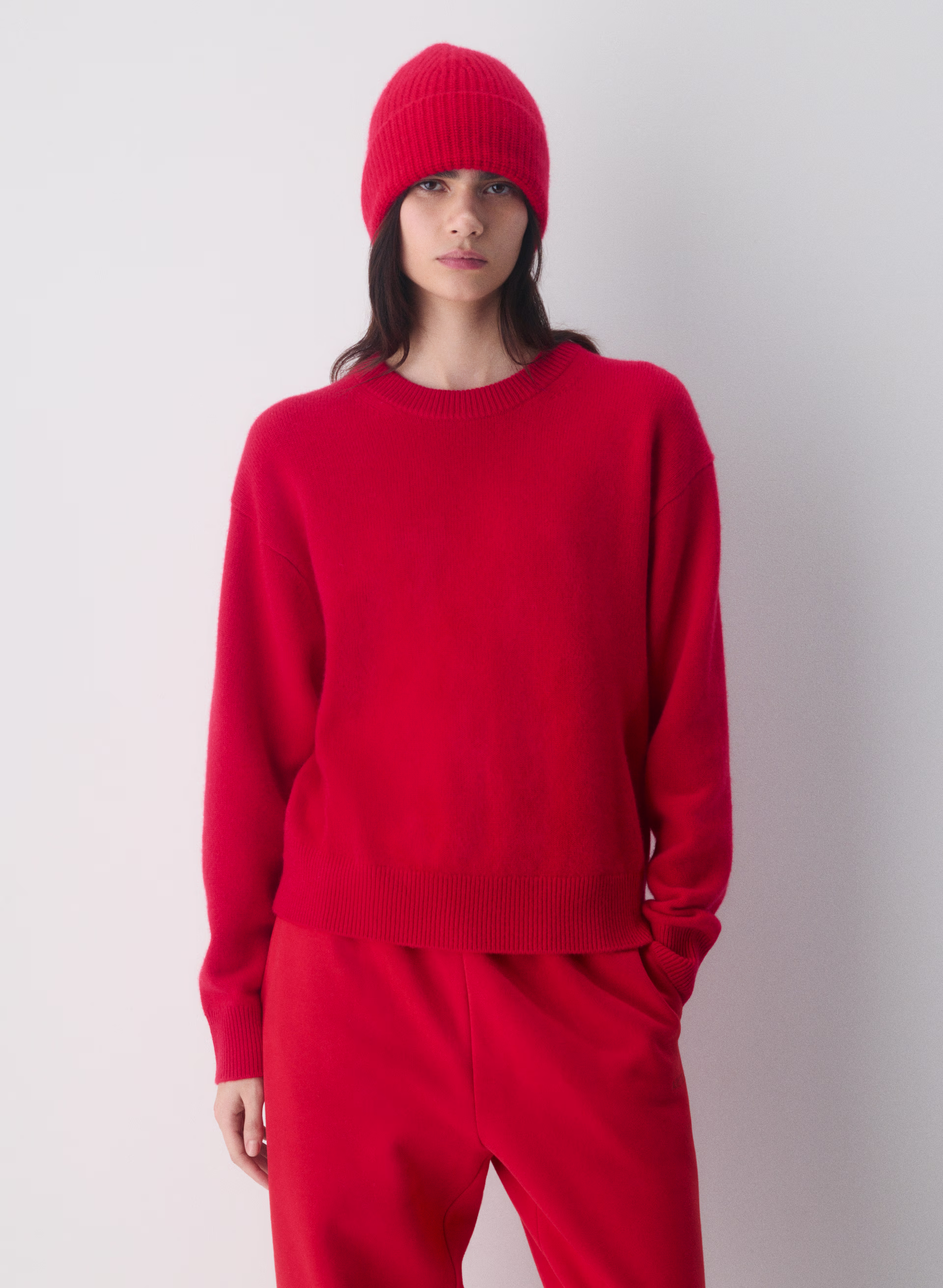 Essential Cashmere Relaxed Crew Sweater - ARITZIA OUTLET