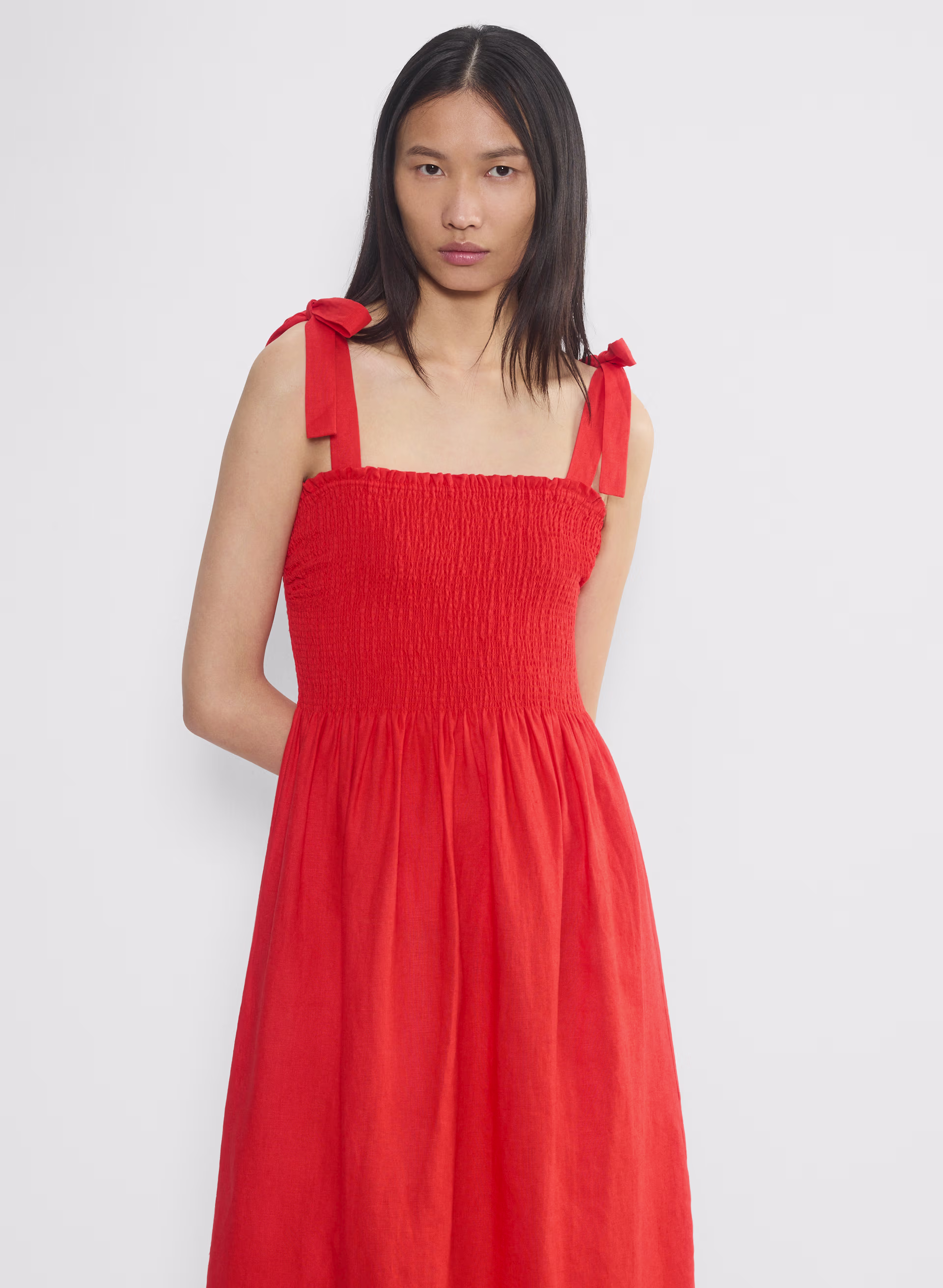 Golden Hour Linen Dress - ARITZIA OUTLET