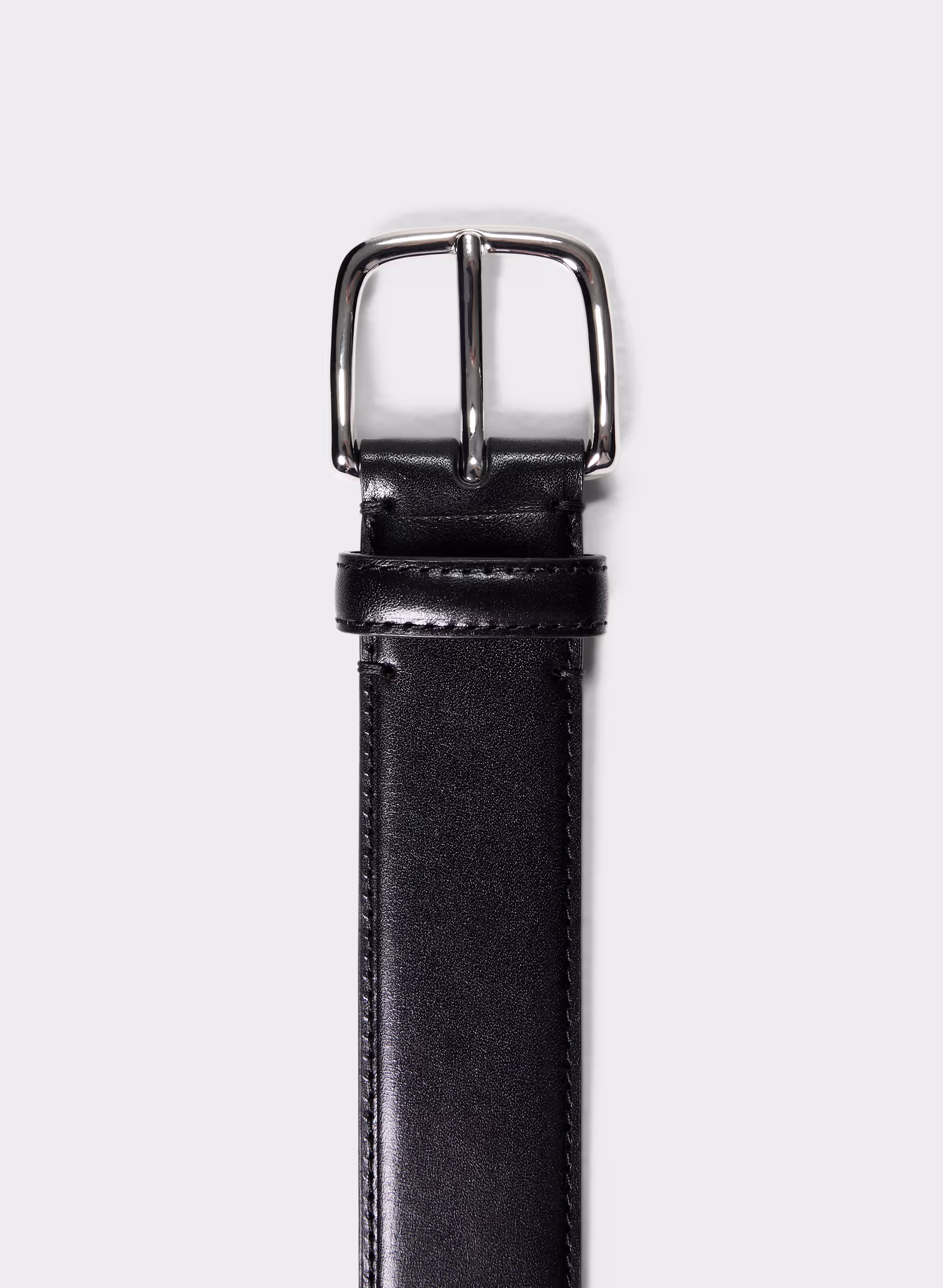 Essential Solid Brass Leather Wide Belt - ARITZIA OUTLET