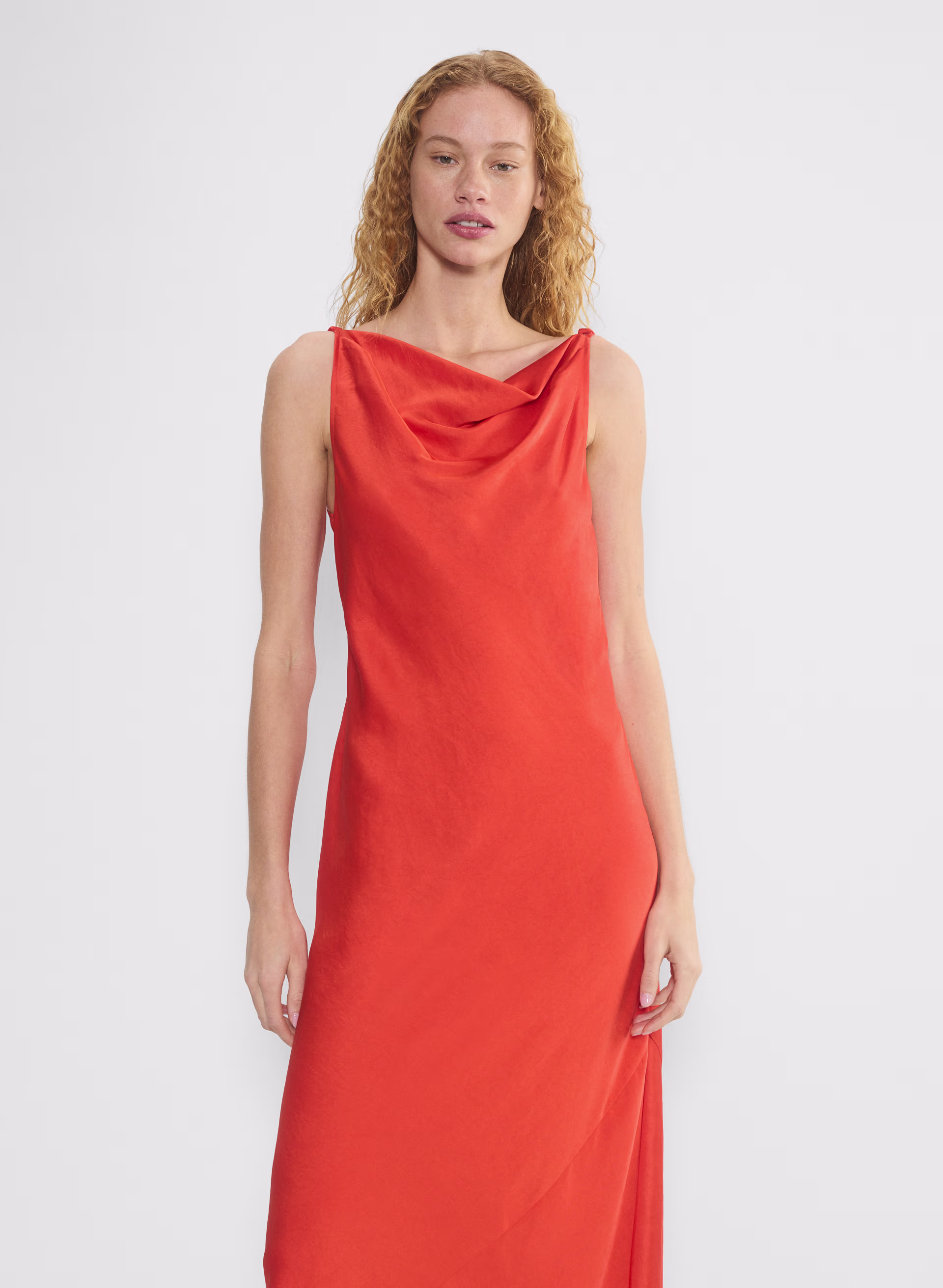 Goddess Satin Dress - ARITZIA OUTLET