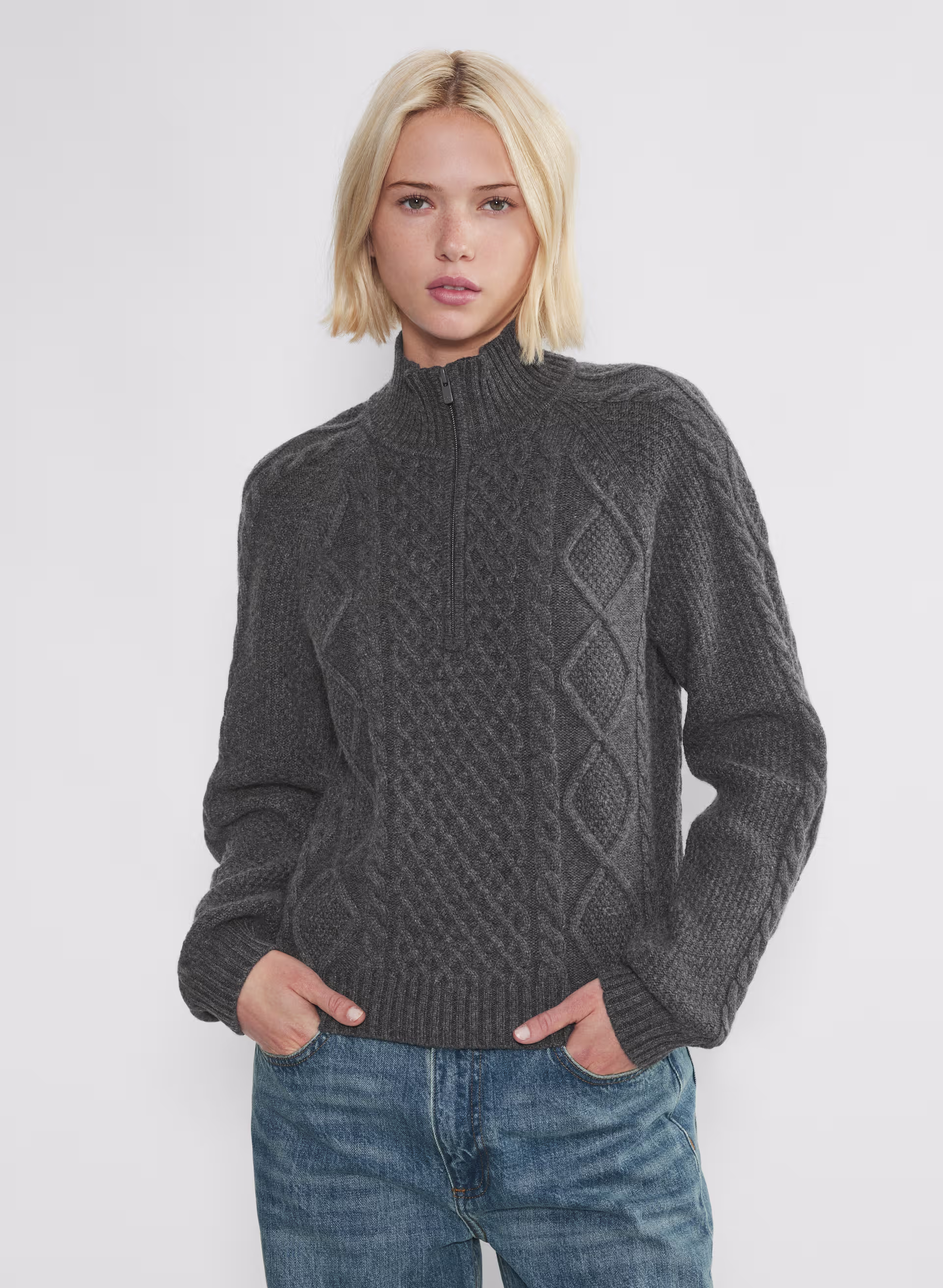 Boreal 1/4 Zip Sweater - ARITZIA OUTLET