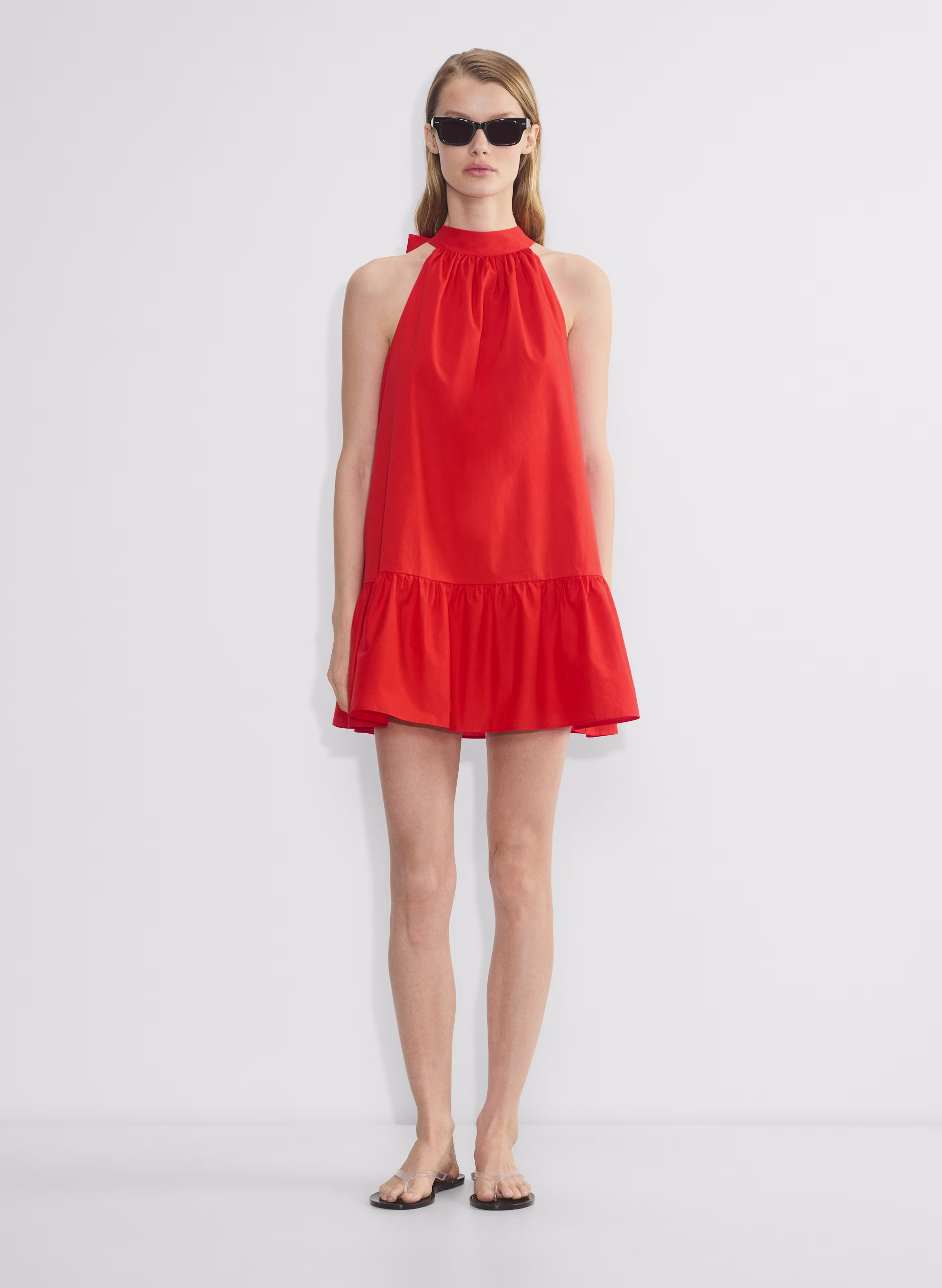 Fawn Poplin Dress - ARITZIA OUTLET
