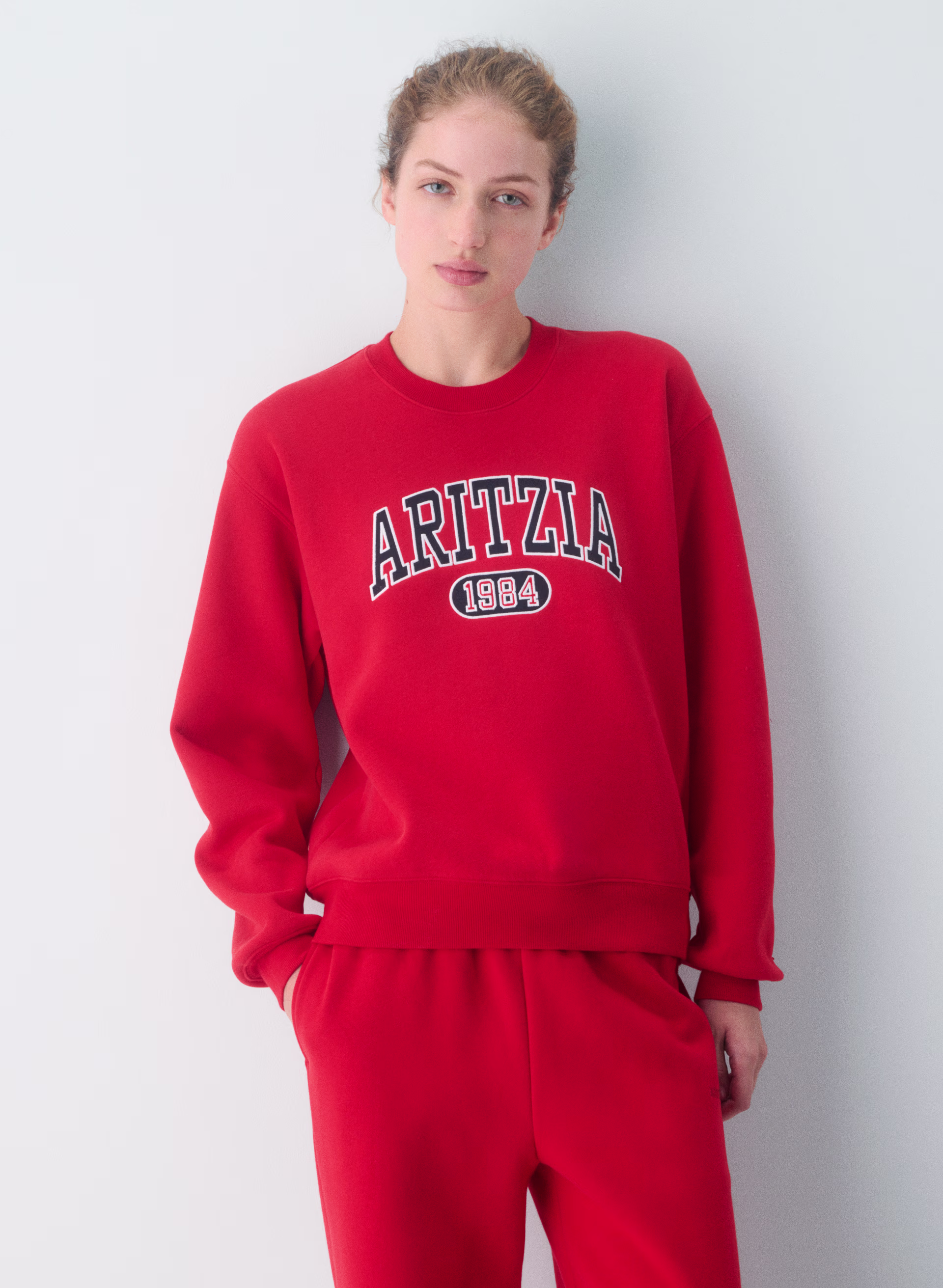 Cozy Sweatfleece Perfect Crew Sweatshirt - ARITZIA OUTLET