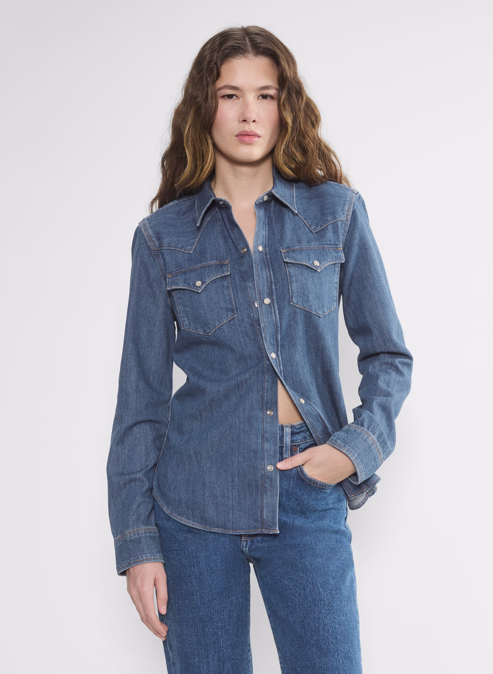 Denim Forum Western Denim Shirt - ARITZIA OUTLET